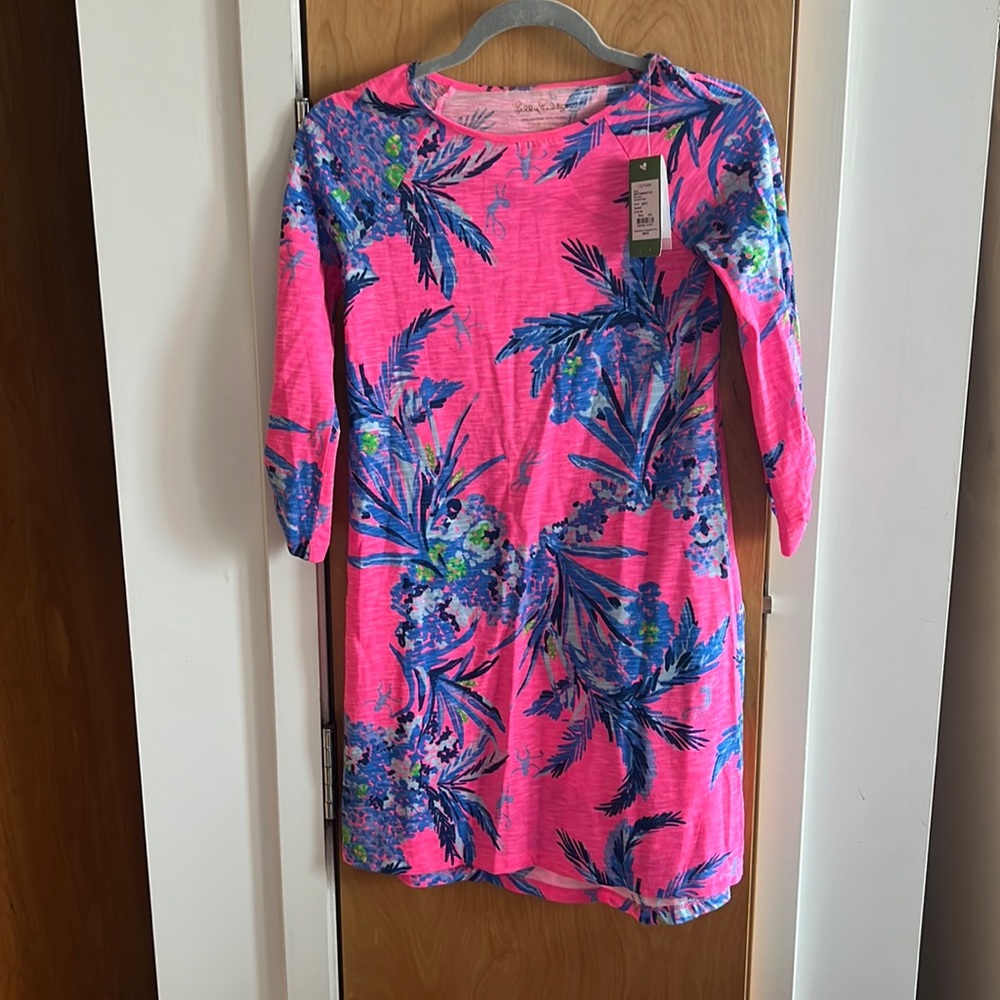 Lilly Pulitzer Surfcrest Dress Tiki Pink